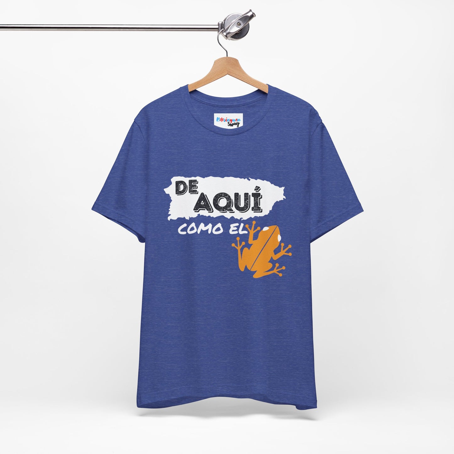 'De Aquí Como El Coquí ' Unisex Jersey Short Sleeve Tee - Borinquenswag Tees