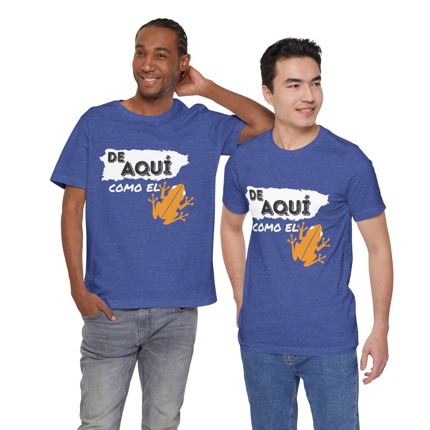 'De Aquí Como El Coquí ' Unisex Jersey Short Sleeve Tee - Borinquenswag Tees