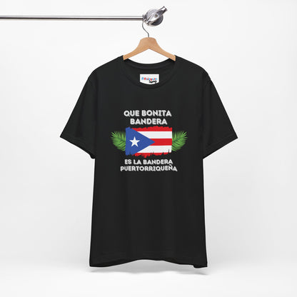 'Que Bonita Bandera' Puerto Rican Pride Unisex Jersey Tee - Borinquen Swag