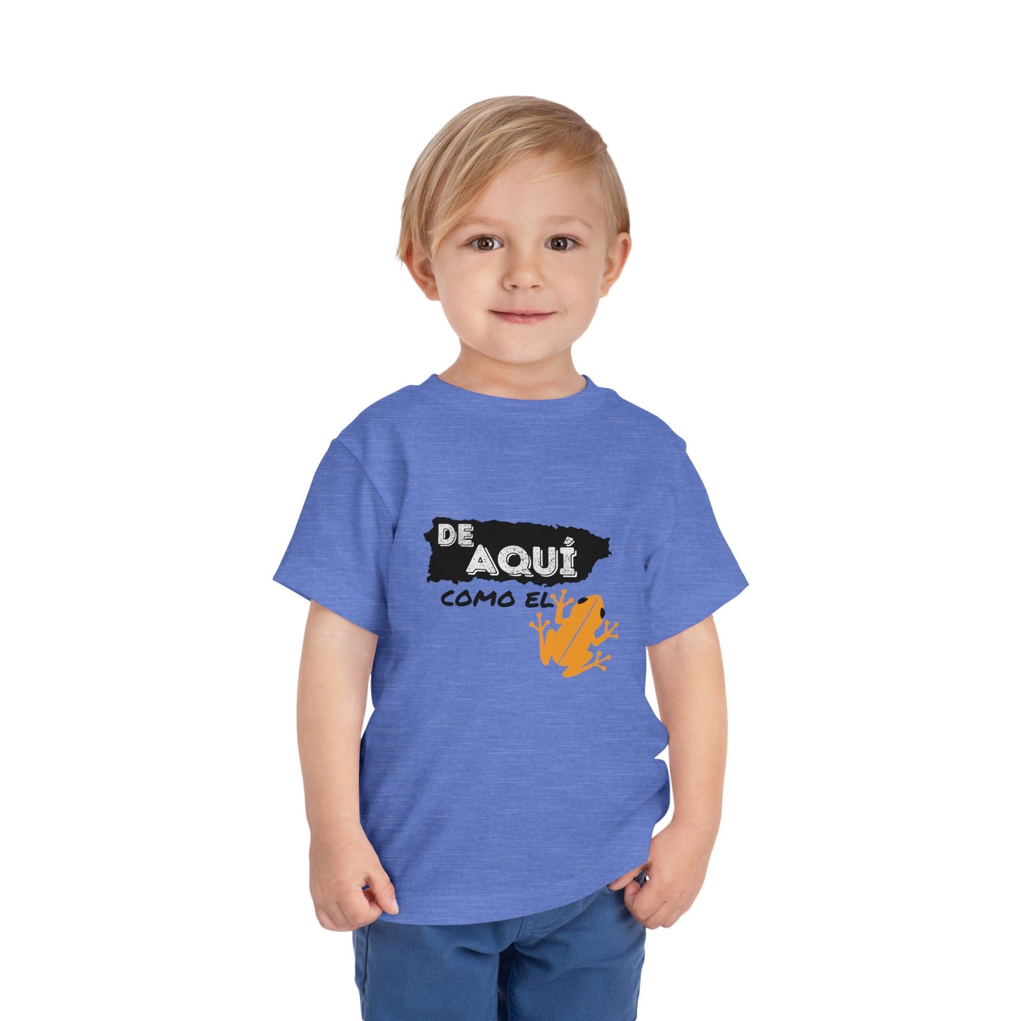 Toddler  'De Aquí Como El Coquí ' - BorinquenSwag Tees