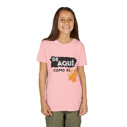 Kids 'De Aquí Como El Coquí '  Youth Short Sleeve Tee - BorinquenSwag Tees