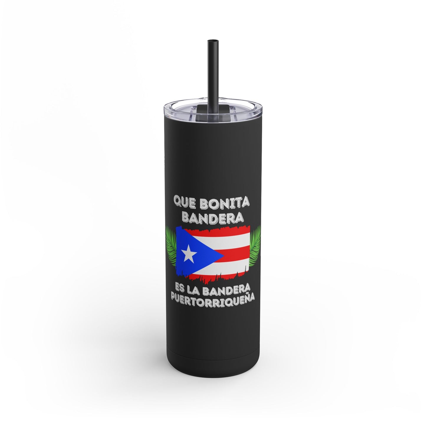 Que Bonita Bandera 20oz Puerto Rican Flag Tumbler - Travel Mug