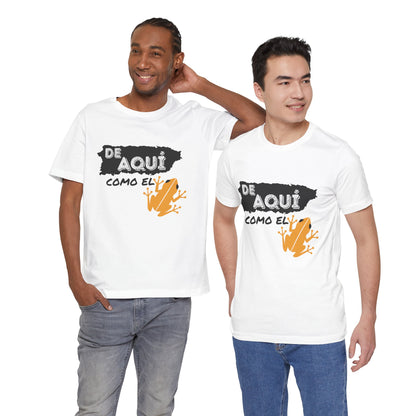 'De Aquí Como El Coquí ' Unisex Jersey Short Sleeve Tee - BorinquenSwag Tees