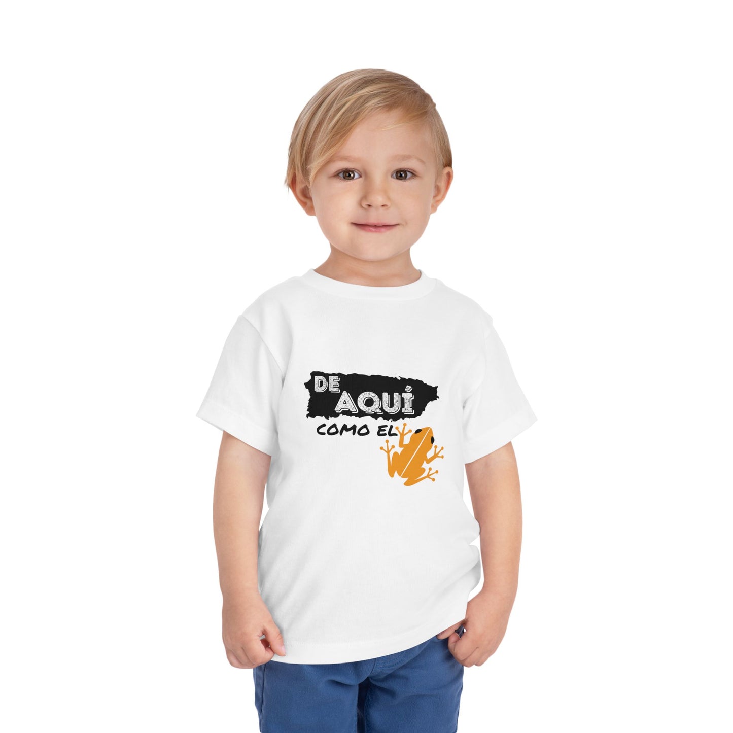 Toddler  'De Aquí Como El Coquí ' - BorinquenSwag Tees