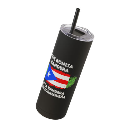 Que Bonita Bandera 20oz Puerto Rican Flag Tumbler - Travel Mug