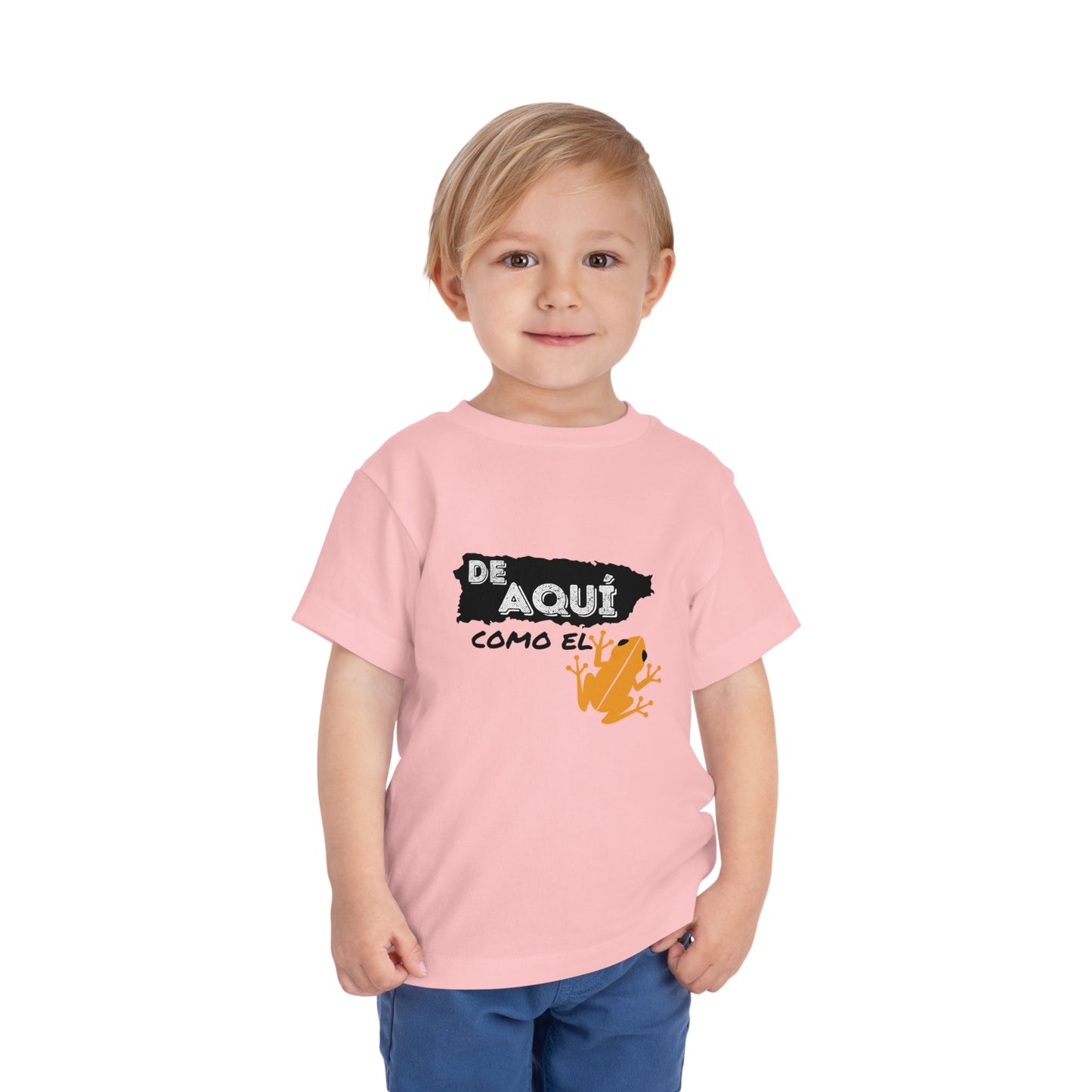 Toddler  'De Aquí Como El Coquí ' - BorinquenSwag Tees