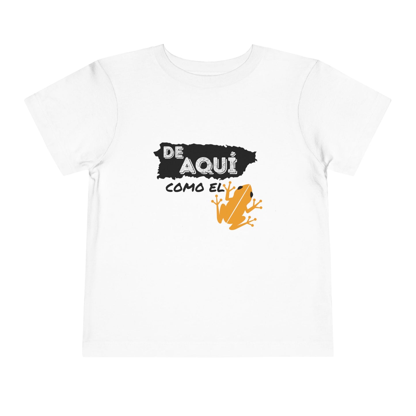 Toddler  'De Aquí Como El Coquí ' - BorinquenSwag Tees