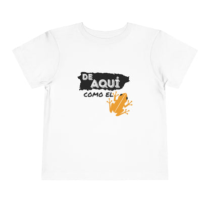 Toddler  'De Aquí Como El Coquí ' - BorinquenSwag Tees